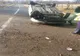 Din cauza vitezei maşina a aterizat pe plafon!