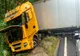Trafic blocat complet în Cotmeana