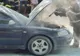 Pitești| O mașină a fost cuprinsă de flăcări