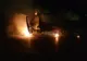 Mașină în flăcări vineri noaptea pe A1