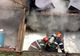 Video! Incendiu la o casă în Buzoești! Un bărbat a fost găsit carbonizat