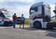 Accident între un autoturism și un TIR, la Albota! Două persoane rănite