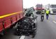 UPDATE! Accident teribil între un autoturism și un TIR, pe Autostrada București-Pitești