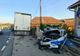 FOTO | Grav accident în Sălaj provocat de un şofer din Argeş! A intrat cu TIR-ul într-o maşină de poliţie şi în duba de jandarmi
